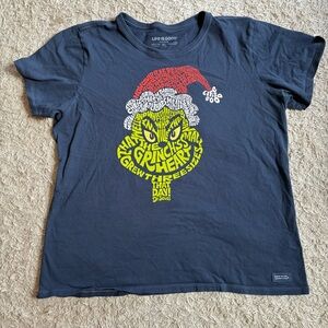 Grinch Life Is Good crusher Tee